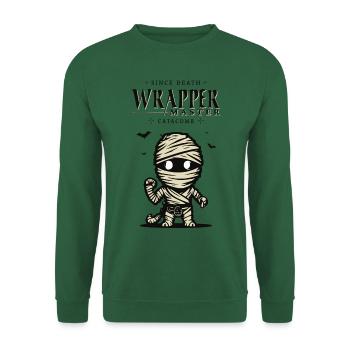 Wrapper master. - Unisex Sweatshirt - green - Front