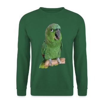 The farinous parrot - Unisex Sweatshirt - green - Front