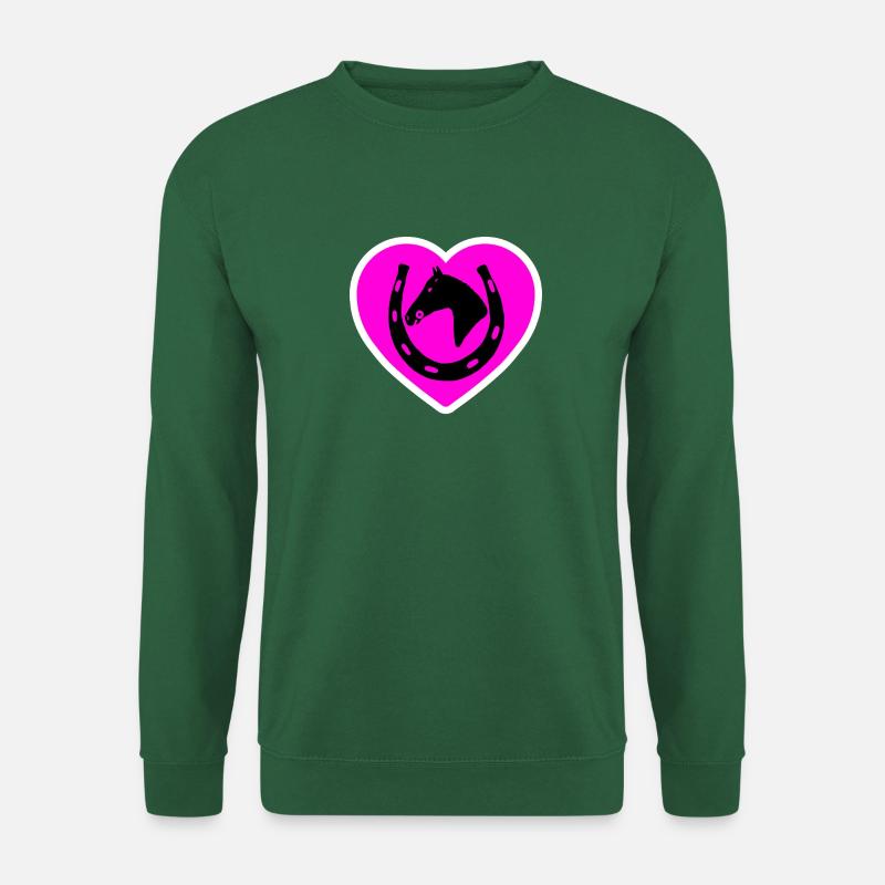 Pferde - Unisex Pullover - Grün