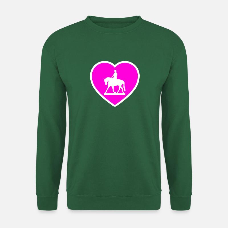 Pferde - Unisex Pullover - Grün