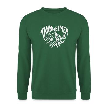 Tannheimer Tal Mountain Trail - Unisex Sweatshirt - green - Front
