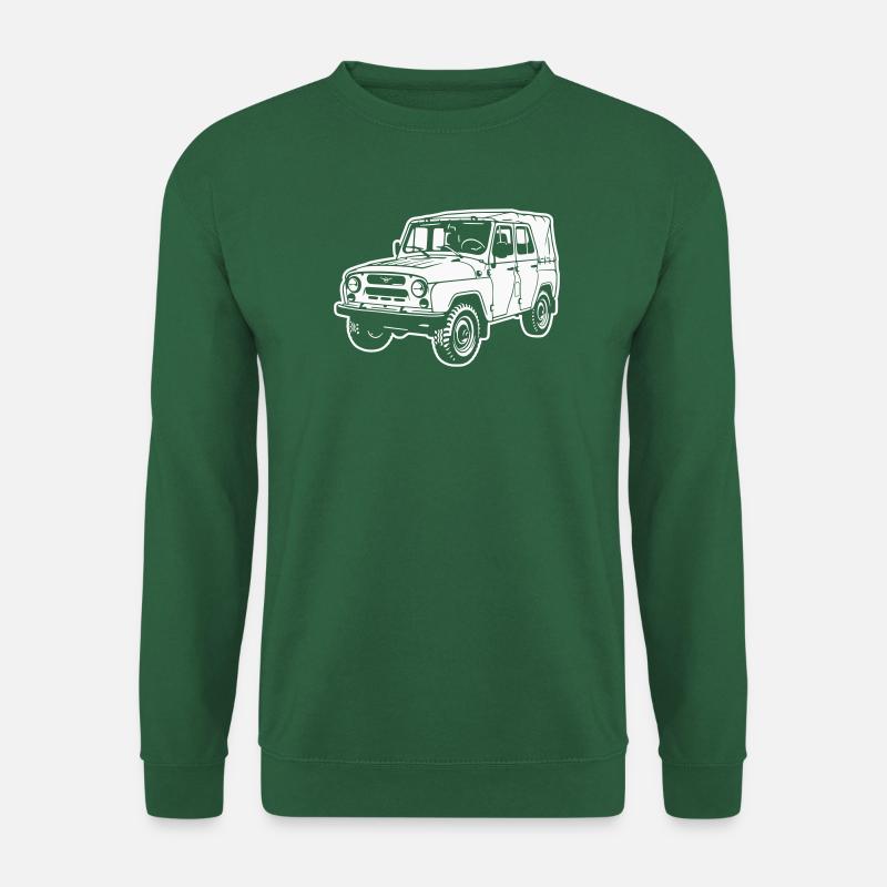 UAZ Geländefahrzeug (Differenzbild) - Unisex Pullover - Grün