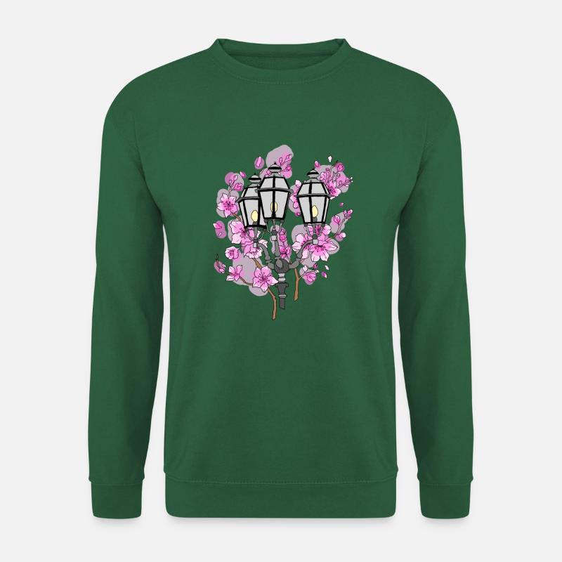 Cherry Blossom Lantern - Unisex Pullover - Grün