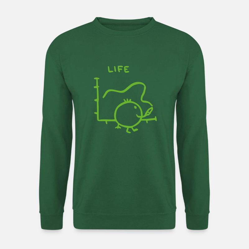life statistik - Unisex Pullover - Grün