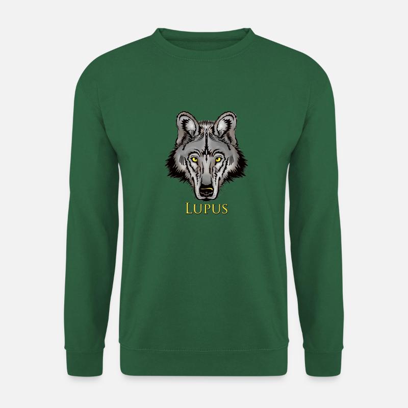 Lupus Wolf - Unisex Pullover - Grün