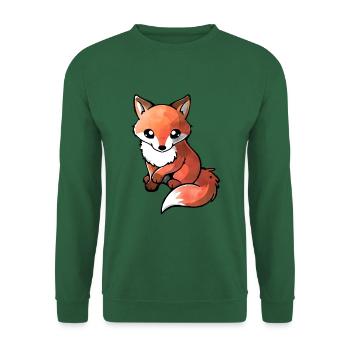 SWEET FOX - Unisex Sweatshirt - green - Front