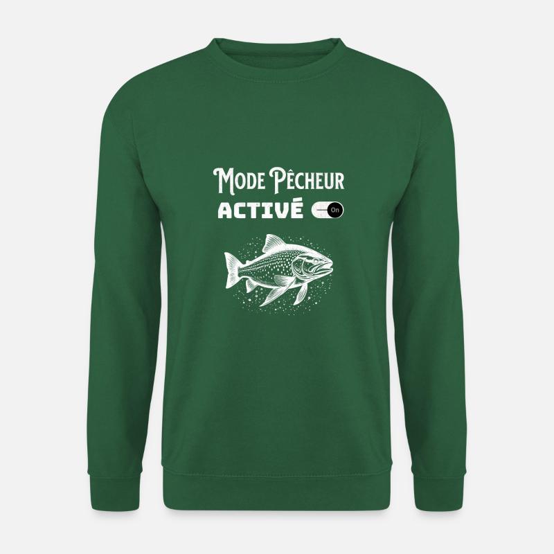 Angler Mode Enabled - Unisex Sweatshirt - green