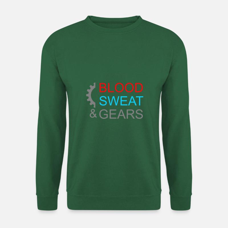 Blut, Schweiß und Zahnräder 4 - Unisex Pullover - Grün