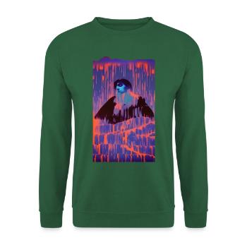 sleeping - Unisex Pullover - Grün - Vorne