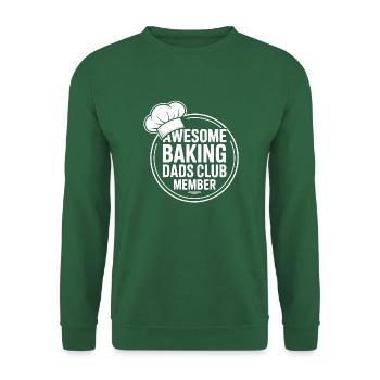 Baking Dads Club - die backenden Väter - Unisex Pullover - Grün - Vorne