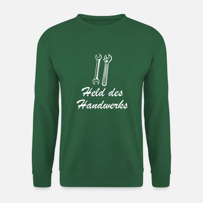 Handwerker Handyman Handwerk Werkzeug Baustelle - Unisex Pullover - Grün