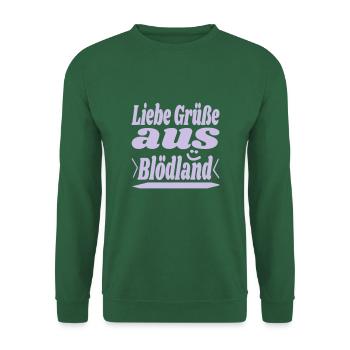 liebe grüße - Unisex Pullover - Grün - Vorne