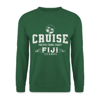 Kreuzfahrt auf den Fidschi-Inseln - Unisex Pullover - Grün - Vorne