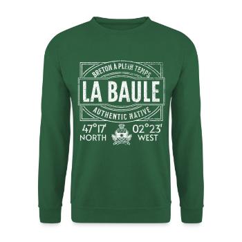 La Baule Authentic native - Sweat-shirt Unisexe - vert foncé - Devant