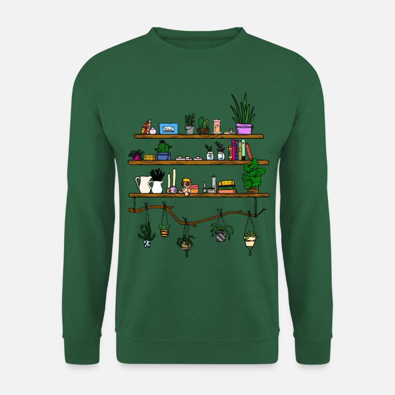 Hängeregale - Unisex Pullover - Grün