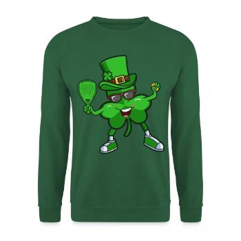 Padel Baby Shamrock St Patrick's Day Outfit - Unisex Pullover - Grün - Vorne