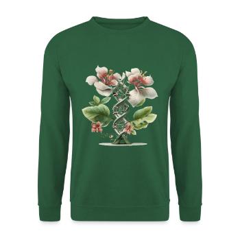 DNA Orchid Cadeau - Sweat-shirt Unisexe - vert foncé - Devant