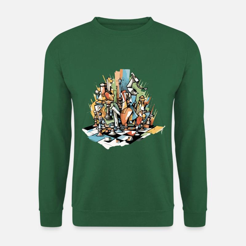 Schachkomposition Nr. 6 - Unisex Pullover - Grün