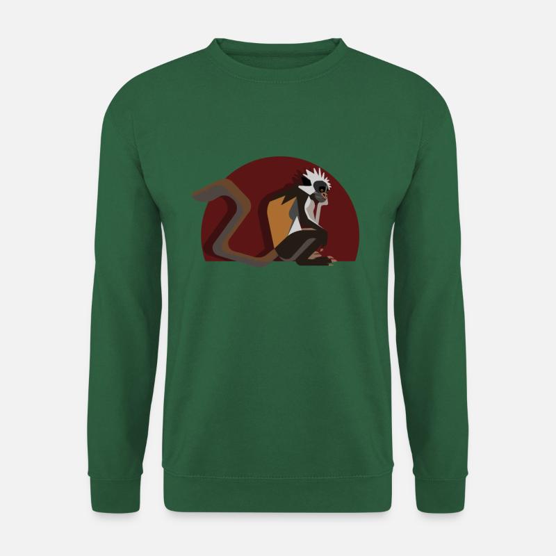 Sansibarstummelaffe - Unisex Pullover - Grün