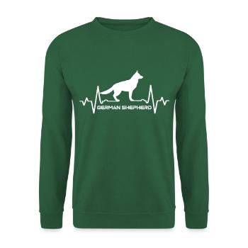 German Shepherd - Unisex Sweatshirt - green - Front