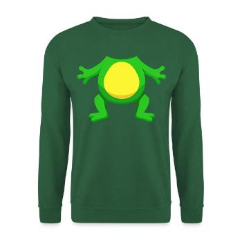 Frosch Kostüm Fasching Karneval - Unisex Pullover - Grün - Vorne