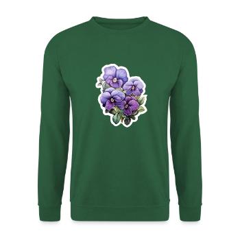 Pansy - Unisex Sweatshirt - green - Front