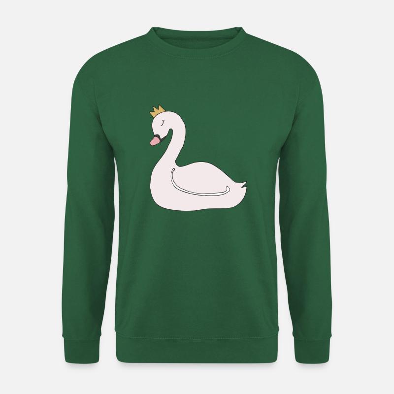 schwanen prinzessin - Unisex Pullover - Grün