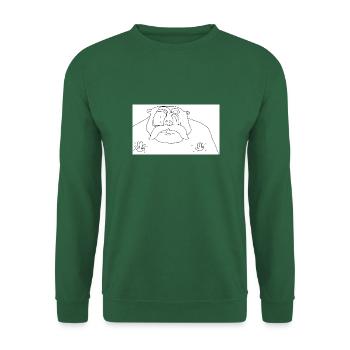 Goulot - Sweat-shirt Unisexe - vert foncé - Devant