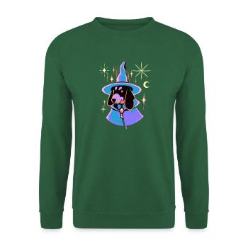Teckel Magique Tarot Chien Cadeau Wiener Chien - Sweat-shirt Unisexe - vert foncé - Devant