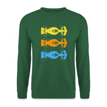 Rennwagen True Graphic Print - Unisex Pullover - Grün - Vorne