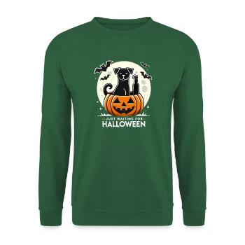 En attendant l’Halloween - Sweat-shirt Unisexe - vert foncé - Devant