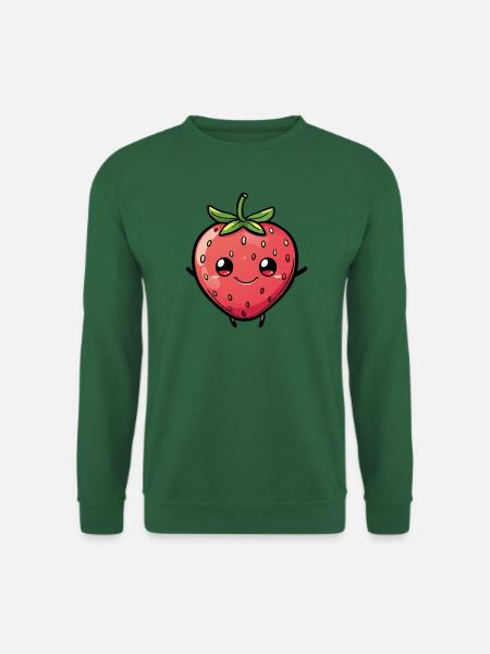Strawberry - Unisex Pullover - Grün