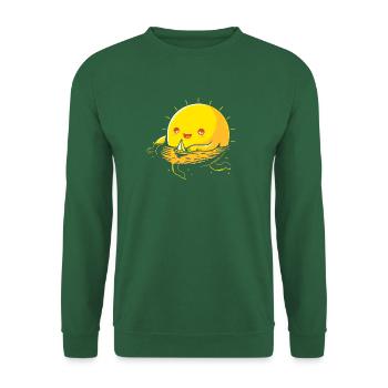 Sonne im wasser - Unisex Pullover - Grün - Vorne
