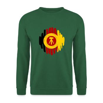 NVA Landstreitkräfte Kokarde gemalt - Unisex Pullover - Grün - Vorne