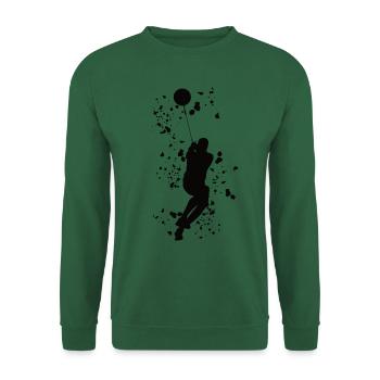 Hammerwerfer Colorsplash Hammerwerfen - Unisex Pullover - Grün - Vorne