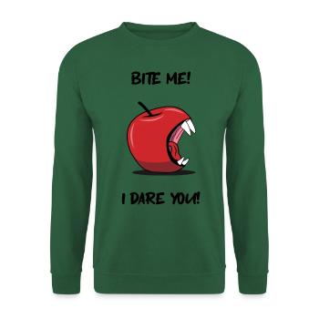 Bad Apple - Mordez-moi, j’ose you_light - Sweat-shirt Unisexe - vert foncé - Devant