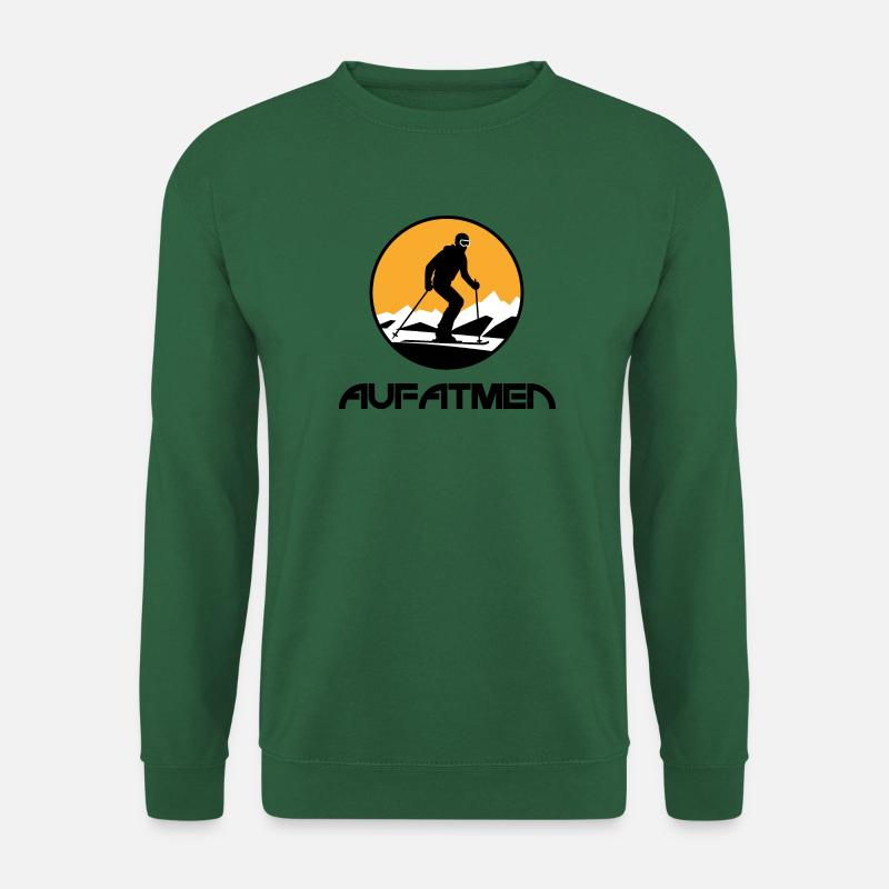 Aufatmen - Skidesign - Unisex Pullover - Grün