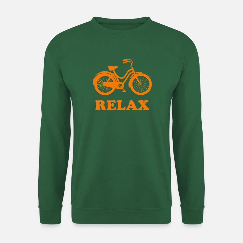 Relax - Fahrraddesign - Unisex Pullover - Grün