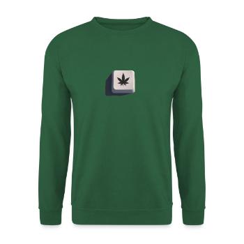 Weed keyboard need weed - Unisex Sweatshirt - green - Front