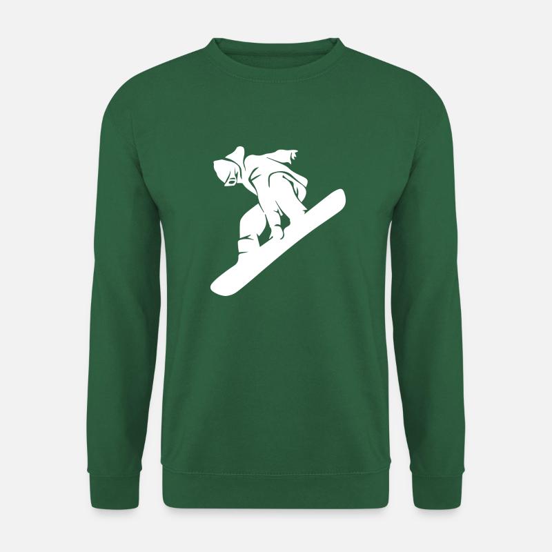 Snowboard Snowboarder - Unisex Pullover - Grün