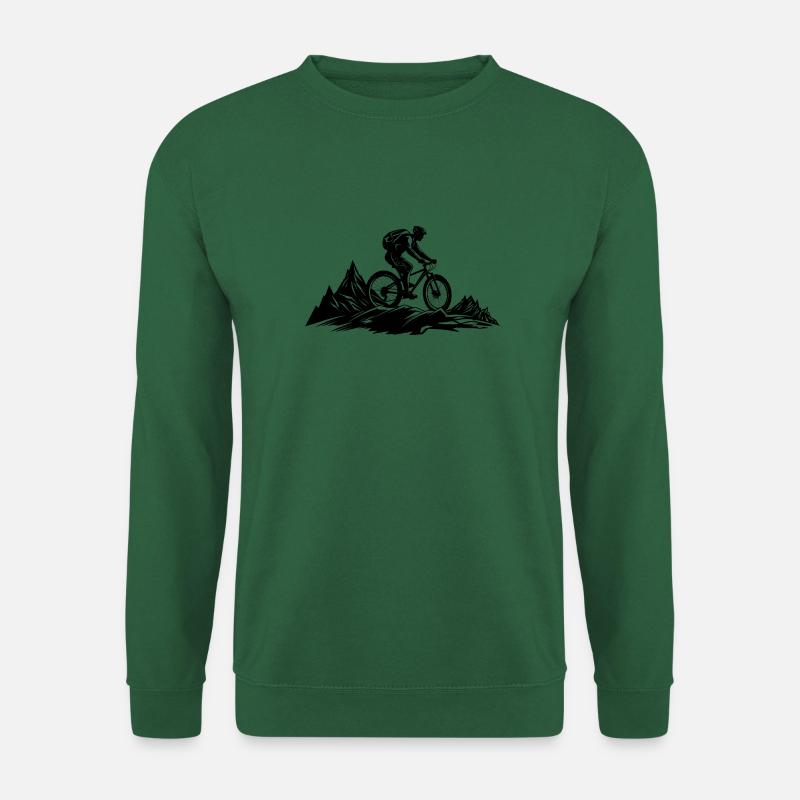 Conception de vélos de montagne - Sweat-shirt Unisexe - vert foncé