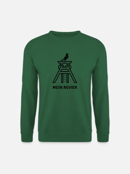 Brieftaube Mein Revier Geburtstag Taubenvatta - Unisex Pullover - Grün