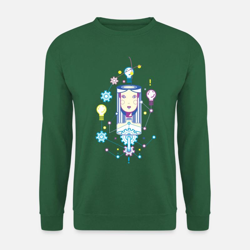 IT-SHIRT GLÜHBIRNE - Unisex Pullover - Grün