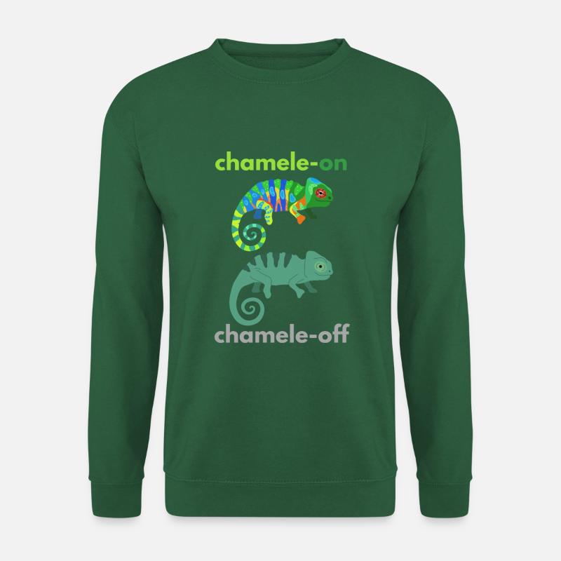 Chamäleon - An/Aus - Unisex Pullover - Grün