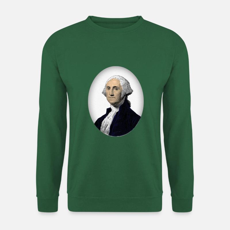 George Washington - Unisex Pullover - Grün