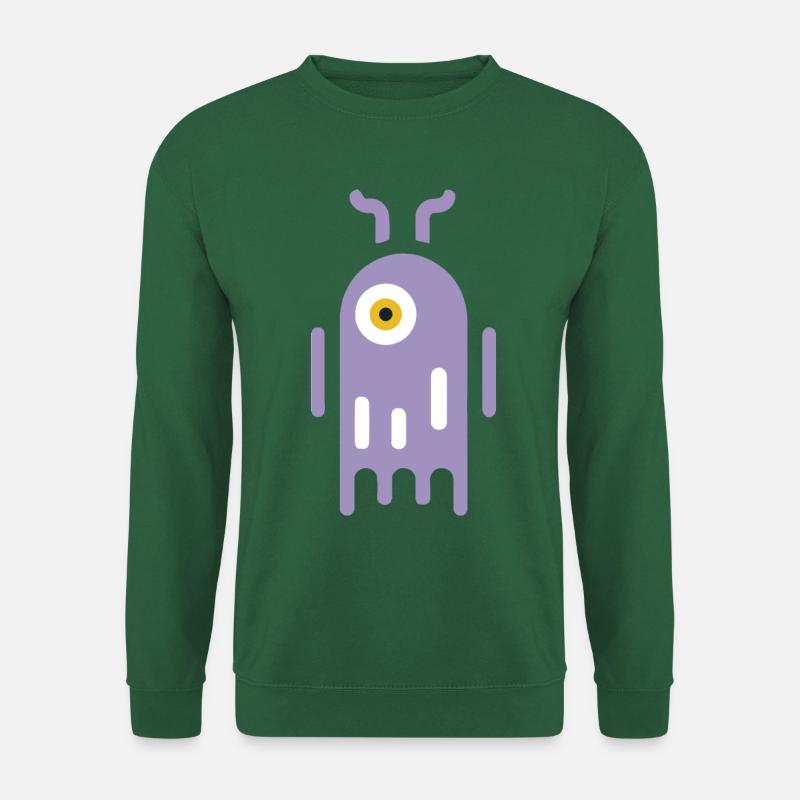 Einäugiges Alien - Unisex Pullover - Grün