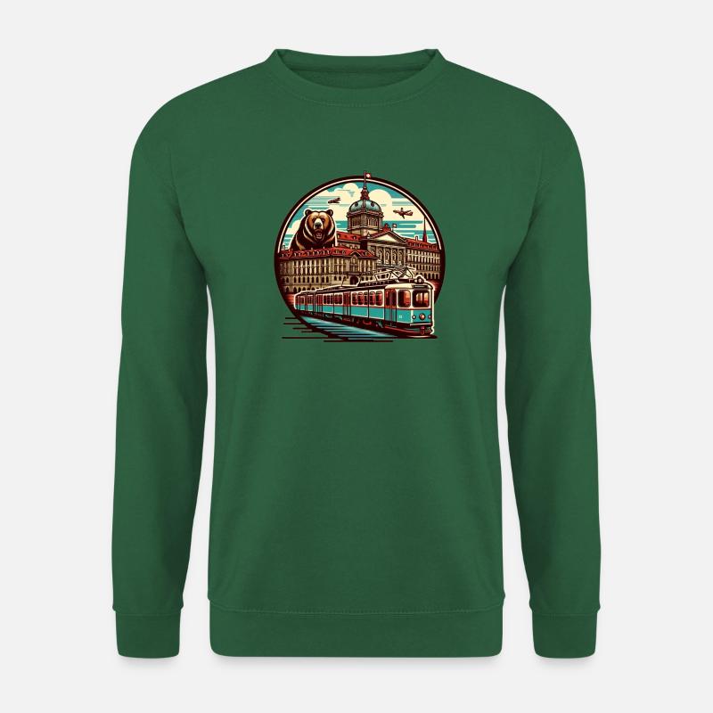 Bern Retro - Unisex Pullover - Grün