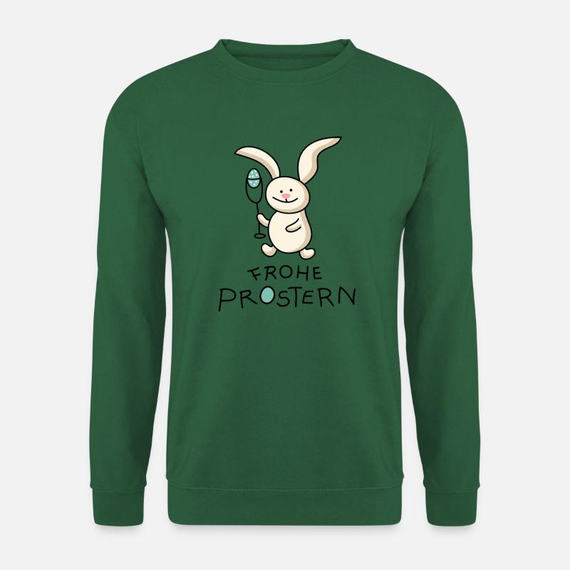 Frohe Ostern Osterhase - Unisex Pullover - Grün