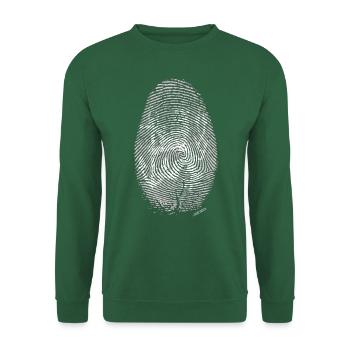 Fingerprint Düsseldorf Eishockey Löwe weiß Spread - Unisex Pullover - Grün - Vorne