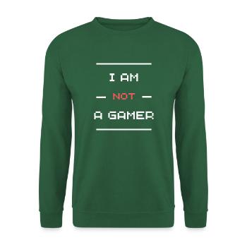 I'm not a gamer - Unisex Sweatshirt - green - Front
